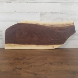 large black walnut charcuterie and cheese board