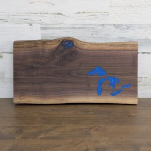 black walnut charcuterie board great lakes